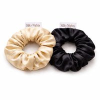 2-pack zijden Scrunchie